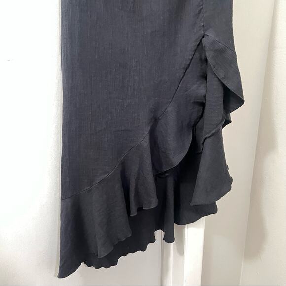 Free People Black Made Me Blush Midi Size Large - Picture 8 of 15